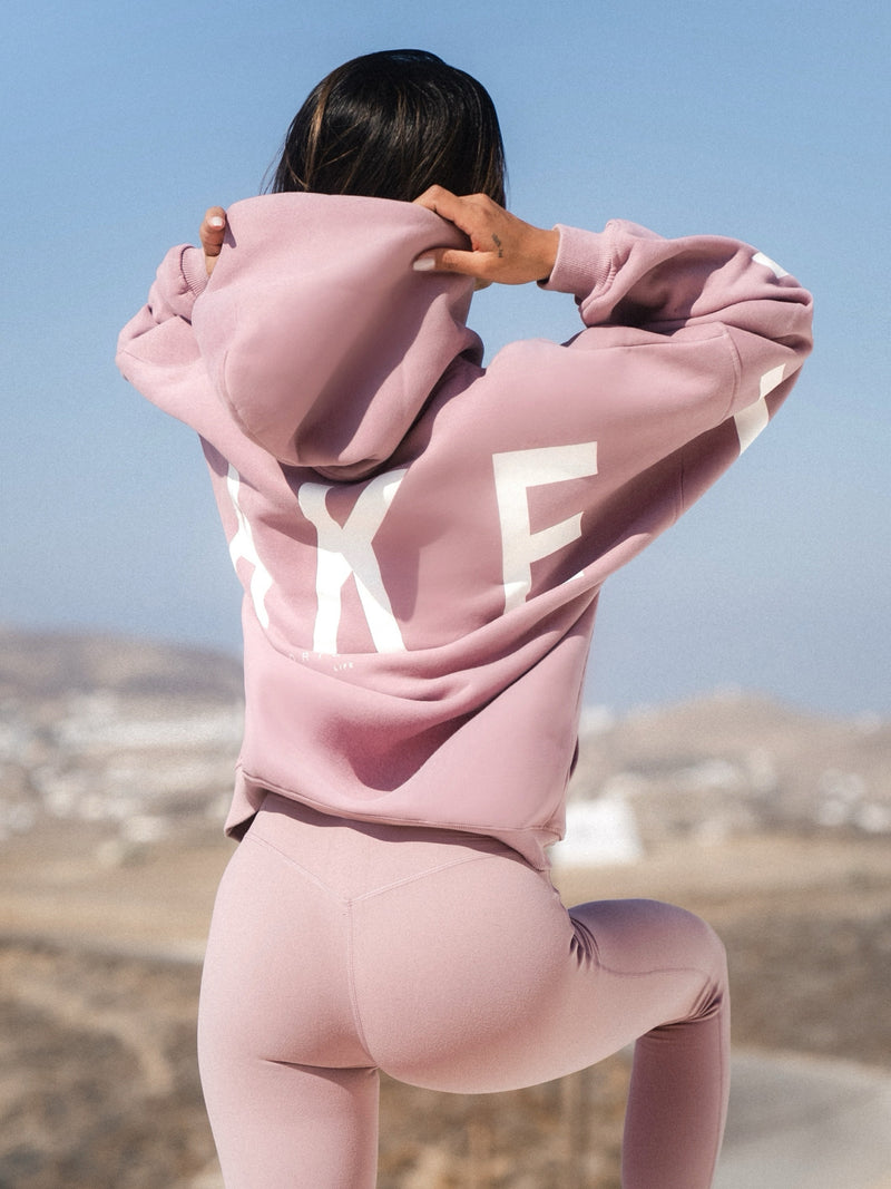 Isabel Oversized Hoodie - Dusty Pink