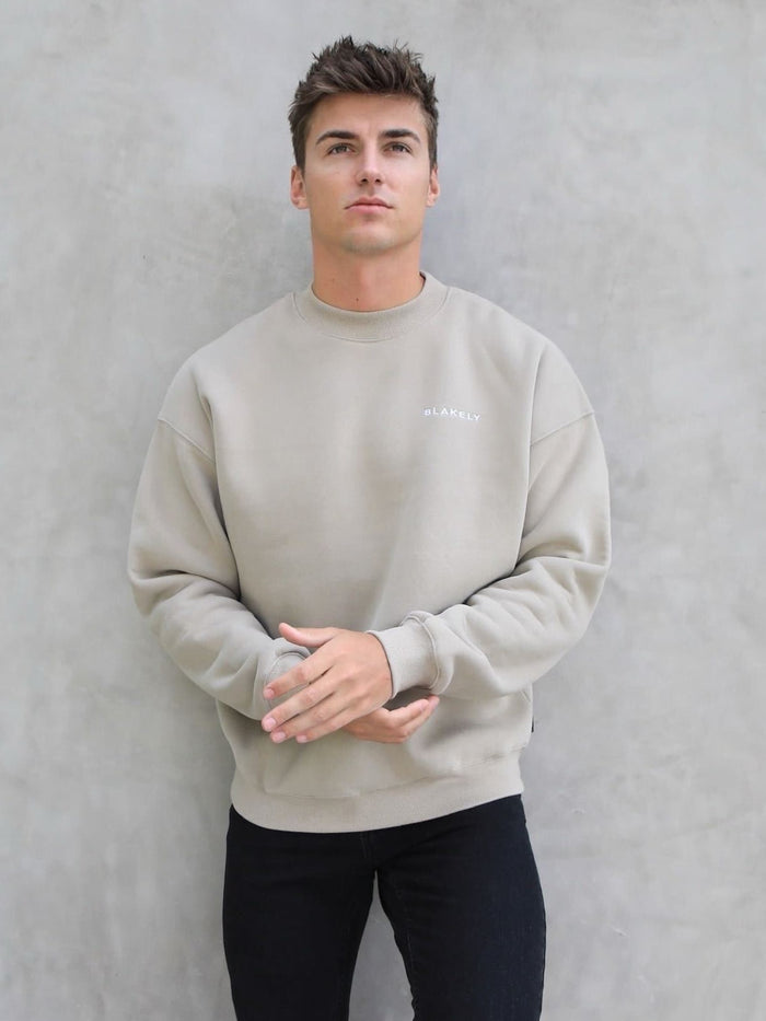 Series Relaxed Jumper - Washed Khaki