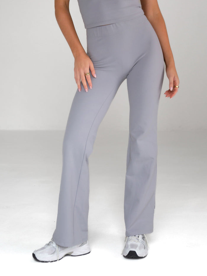 Alessia Flared Trousers - Pale Lilac