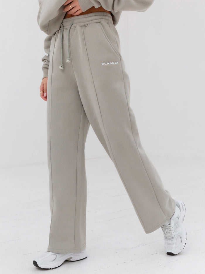 Everyday Wide Leg Sweatpants - Grey