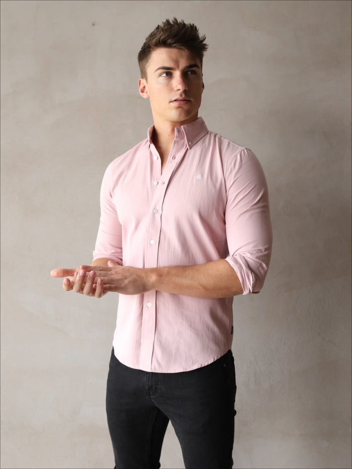 Keaton Slim Fit Shirt - Light Pink