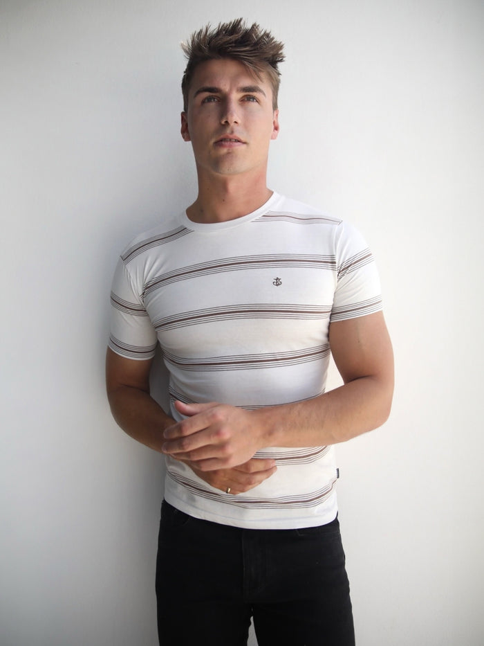 Marcello Stripe T-Shirt - White