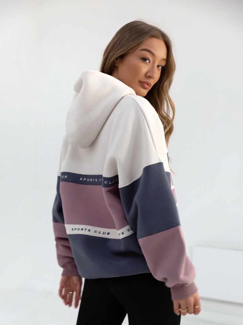 Alpine Oversized Hoodie - Dusty Pink