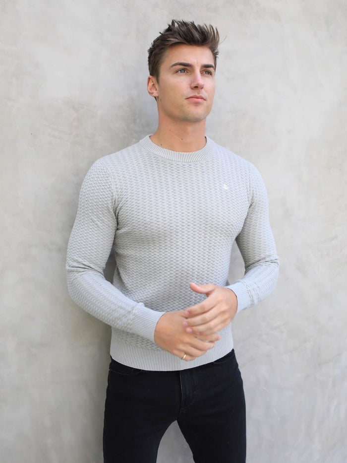 Moreno Relaxed Jumper - Light Stone